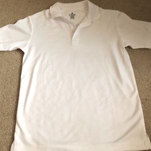 BOYS - CHAPS White Polo Shirt - Size 14/16 Regular